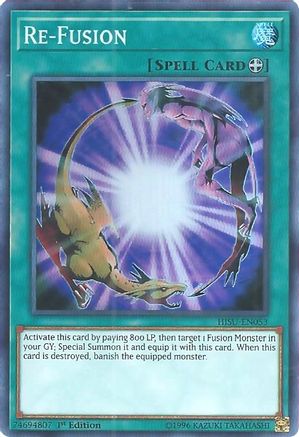 Re-Fusion (HISU-EN053) - Hidden Summoners 1st Edition Hidden Summoners Yugioh Single  Squirtle Squad Card Shop.