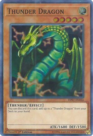 Thunder Dragon (HISU-EN046) - Hidden Summoners 1st Edition Hidden Summoners Yugioh Single  Squirtle Squad Card Shop.