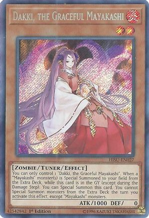 Dakki, the Graceful Mayakashi (HISU-EN027) - Hidden Summoners 1st Edition Hidden Summoners Yugioh Single  Squirtle Squad Card Shop.