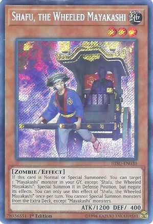 Shafu, the Wheeled Mayakashi (HISU-EN030) - Hidden Summoners 1st Edition Hidden Summoners Yugioh Single  Squirtle Squad Card Shop.