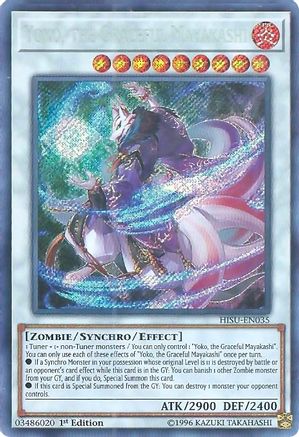 Yoko, the Graceful Mayakashi (HISU-EN035) - Hidden Summoners 1st Edition Hidden Summoners Yugioh Single  Squirtle Squad Card Shop.