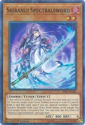 Shiranui Spectralsword (HISU-EN041) - Hidden Summoners 1st Edition Hidden Summoners Yugioh Single  Squirtle Squad Card Shop.