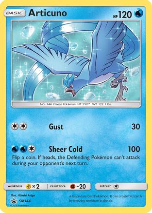 Pokémon TCG Articuno SM144 – Sun & Moon Black Star Promo – Holo