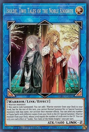 Isolde, Two Tales of the Noble Knights (SOFU-ENSE1) - Soul Fusion Limited Soul Fusion Yugioh Single  Squirtle Squad Card Shop.