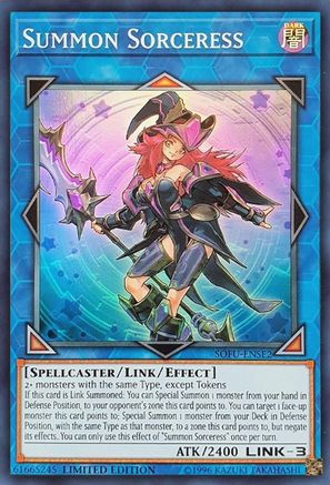 Summon Sorceress (SOFU-ENSE2) - Soul Fusion Limited Soul Fusion Yugioh Single  Squirtle Squad Card Shop.