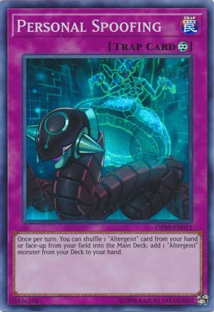 Personal Spoofing (OP09-EN012) - OTS Tournament Pack 9 Unlimited OTS Tournament Pack 9 Yugioh Single  Squirtle Squad Card Shop.