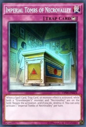 Imperial Tombs of Necrovalley (OP09-EN024) - OTS Tournament Pack 9 Unlimited OTS Tournament Pack 9 Yugioh Single  Squirtle Squad Card Shop.