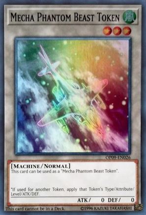 Token: Mecha Phantom Beast (B) - "Harrliard" (OP09-EN026) - OTS Tournament Pack 9 Unlimited OTS Tournament Pack 9 Yugioh Single  Squirtle Squad Card Shop.