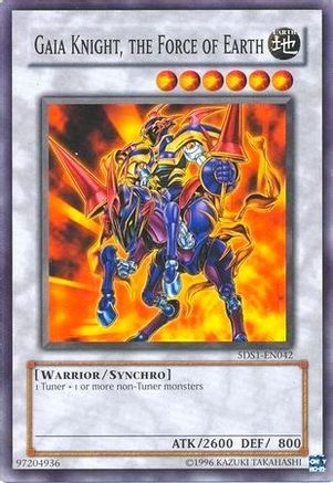 Gaia Knight, the Force of Earth (5DS1-EN042) - 5D's 2008 Starter Deck Unlimited 5D's 2008 Starter Deck Yugioh Single  Squirtle Squad Card Shop.