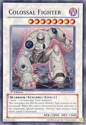 Colossal Fighter (5DS1-EN043) - 5D's 2008 Starter Deck Unlimited 5D's 2008 Starter Deck Yugioh Single  Squirtle Squad Card Shop.