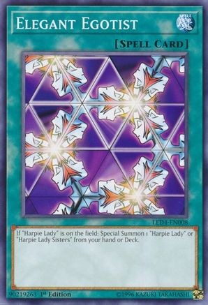 Elegant Egotist (LED4-EN008) - Legendary Duelists: Sisters of the Rose 1st Edition Legendary Duelists: Sisters of the Rose Yugioh Single  Squirtle Squad Card Shop.