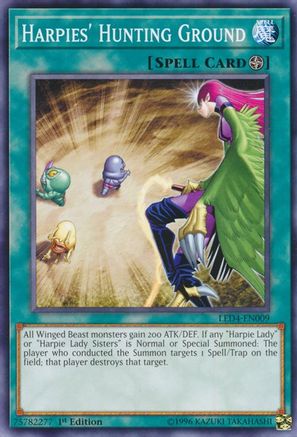 Harpies' Hunting Ground (LED4-EN009) - Legendary Duelists: Sisters of the Rose 1st Edition Legendary Duelists: Sisters of the Rose Yugioh Single  Squirtle Squad Card Shop.