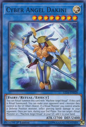 Cyber Angel Dakini (LED4-EN020) - Legendary Duelists: Sisters of the Rose 1st Edition Legendary Duelists: Sisters of the Rose Yugioh Single  Squirtle Squad Card Shop.