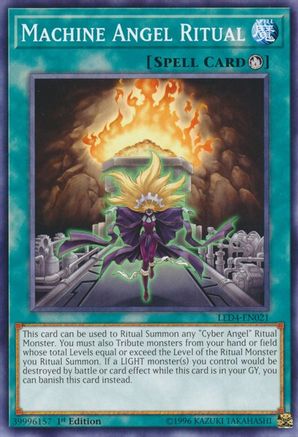 Machine Angel Ritual (LED4-EN021) - Legendary Duelists: Sisters of the Rose 1st Edition Legendary Duelists: Sisters of the Rose Yugioh Single  Squirtle Squad Card Shop.