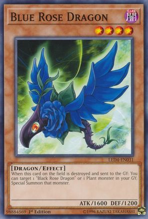 Blue Rose Dragon (LED4-EN031) - Legendary Duelists: Sisters of the Rose 1st Edition Legendary Duelists: Sisters of the Rose Yugioh Single  Squirtle Squad Card Shop.