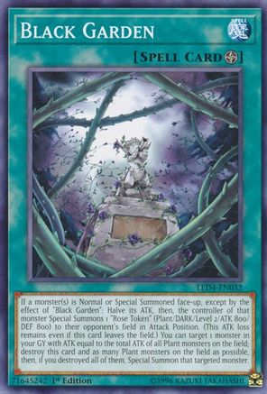 Black Garden (LED4-EN032) - Legendary Duelists: Sisters of the Rose 1st Edition Legendary Duelists: Sisters of the Rose Yugioh Single  Squirtle Squad Card Shop.