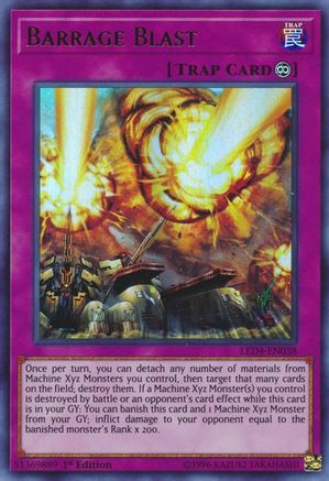 Barrage Blast (LED4-EN038) - Legendary Duelists: Sisters of the Rose 1st Edition Legendary Duelists: Sisters of the Rose Yugioh Single  Squirtle Squad Card Shop.