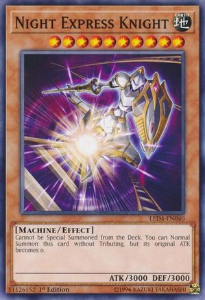 Night Express Knight (LED4-EN040) - Legendary Duelists: Sisters of the Rose 1st Edition Legendary Duelists: Sisters of the Rose Yugioh Single  Squirtle Squad Card Shop.