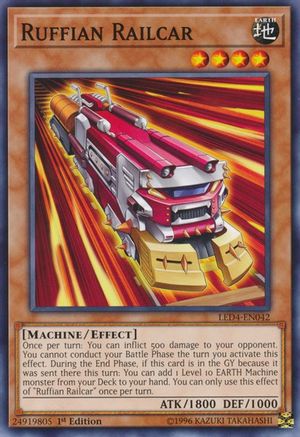 Ruffian Railcar (LED4-EN042) - Legendary Duelists: Sisters of the Rose 1st Edition Legendary Duelists: Sisters of the Rose Yugioh Single  Squirtle Squad Card Shop.