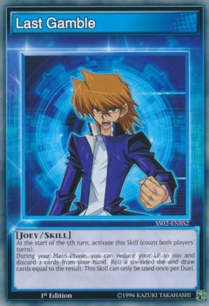 Last Gamble (SS02-ENBS2) - Speed Duel Decks: Duelists of Tomorrow 1st Edition Speed Duel Decks: Duelists of Tomorrow Yugioh Single  Squirtle Squad Card Shop.