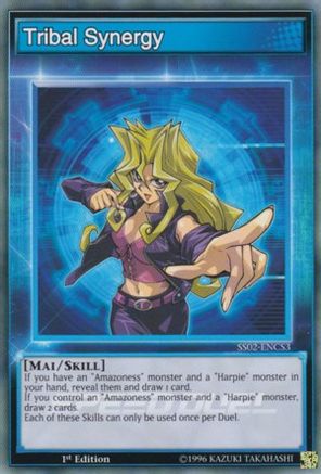 Tribal Synergy (SS02-ENCS3) - Speed Duel Decks: Duelists of Tomorrow 1st Edition Speed Duel Decks: Duelists of Tomorrow Yugioh Single  Squirtle Squad Card Shop.