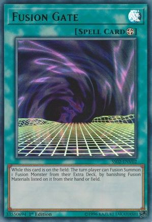 Fusion Gate (SS02-ENV02) - Speed Duel Decks: Duelists of Tomorrow 1st Edition Speed Duel Decks: Duelists of Tomorrow Yugioh Single  Squirtle Squad Card Shop.