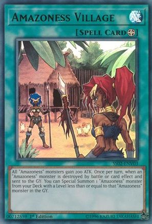 Amazoness Village (SS02-ENV03) - Speed Duel Decks: Duelists of Tomorrow 1st Edition Speed Duel Decks: Duelists of Tomorrow Yugioh Single  Squirtle Squad Card Shop.
