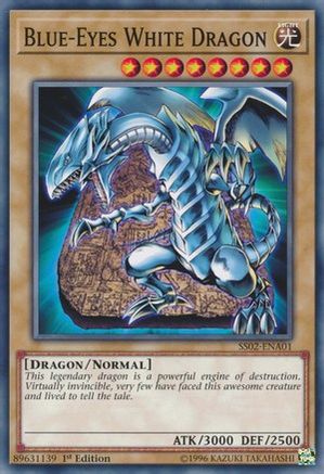 Blue-Eyes White Dragon (SS02-ENA01) - Speed Duel Decks: Duelists of Tomorrow 1st Edition Speed Duel Decks: Duelists of Tomorrow Yugioh Single  Squirtle Squad Card Shop.