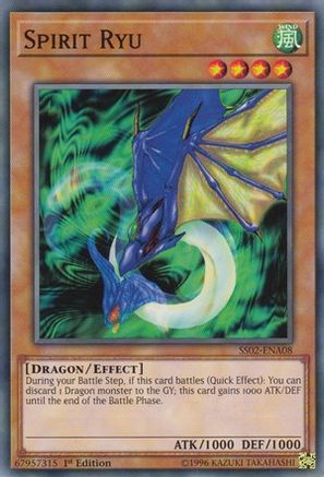 Spirit Ryu (SS02-ENA08) - Speed Duel Decks: Duelists of Tomorrow 1st Edition Speed Duel Decks: Duelists of Tomorrow Yugioh Single  Squirtle Squad Card Shop.