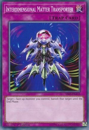 Interdimensional Matter Transporter (SS02-ENA15) - Speed Duel Decks: Duelists of Tomorrow 1st Edition Speed Duel Decks: Duelists of Tomorrow Yugioh Single  Squirtle Squad Card Shop.