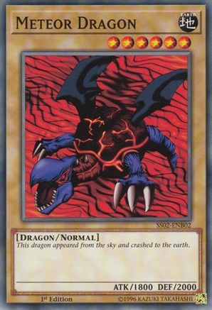 Meteor Dragon (SS02-ENB02) - Speed Duel Decks: Duelists of Tomorrow 1st Edition Speed Duel Decks: Duelists of Tomorrow Yugioh Single  Squirtle Squad Card Shop.