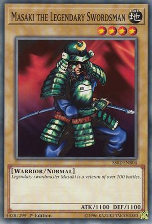Masaki the Legendary Swordsman (SS02-ENB04) - Speed Duel Decks: Duelists of Tomorrow 1st Edition Speed Duel Decks: Duelists of Tomorrow Yugioh Single  Squirtle Squad Card Shop.