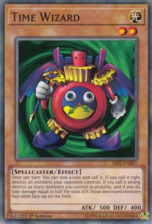 Time Wizard (SS02-ENB07) - Speed Duel Decks: Duelists of Tomorrow 1st Edition Speed Duel Decks: Duelists of Tomorrow Yugioh Single  Squirtle Squad Card Shop.
