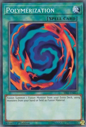 Polymerization (SS02-ENB11) - Speed Duel Decks: Duelists of Tomorrow 1st Edition Speed Duel Decks: Duelists of Tomorrow Yugioh Single  Squirtle Squad Card Shop.