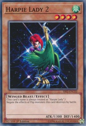 Harpie Lady 2 (SS02-ENC02) - Speed Duel Decks: Duelists of Tomorrow 1st Edition Speed Duel Decks: Duelists of Tomorrow Yugioh Single  Squirtle Squad Card Shop.