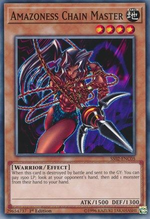 Amazoness Chain Master (SS02-ENC05) - Speed Duel Decks: Duelists of Tomorrow 1st Edition Speed Duel Decks: Duelists of Tomorrow Yugioh Single  Squirtle Squad Card Shop.