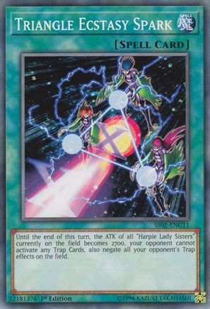 Triangle Ecstasy Spark (SS02-ENC11) - Speed Duel Decks: Duelists of Tomorrow 1st Edition Speed Duel Decks: Duelists of Tomorrow Yugioh Single  Squirtle Squad Card Shop.