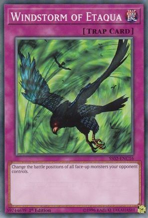 Windstorm of Etaqua (SS02-ENC16) - Speed Duel Decks: Duelists of Tomorrow 1st Edition Speed Duel Decks: Duelists of Tomorrow Yugioh Single  Squirtle Squad Card Shop.