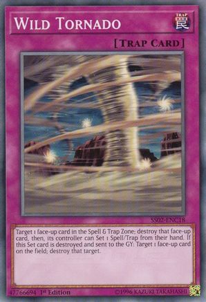 Wild Tornado (SS02-ENC18) - Speed Duel Decks: Duelists of Tomorrow 1st Edition Speed Duel Decks: Duelists of Tomorrow Yugioh Single  Squirtle Squad Card Shop.
