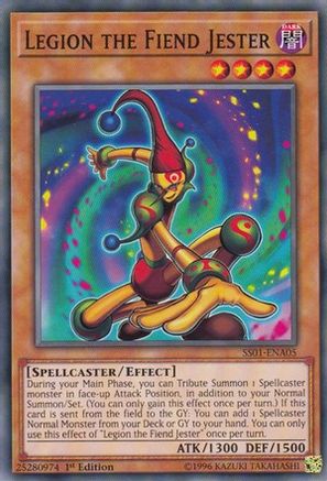 Legion the Fiend Jester (SS01-ENA05) - Speed Duel Decks: Destiny Masters 1st Edition Speed Duel Decks: Destiny Masters Yugioh Single  Squirtle Squad Card Shop.