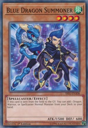 Blue Dragon Summoner (SS01-ENA08) - Speed Duel Decks: Destiny Masters 1st Edition Speed Duel Decks: Destiny Masters Yugioh Single  Squirtle Squad Card Shop.