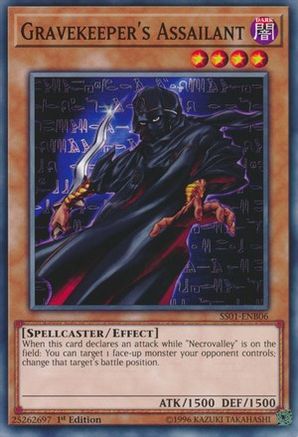 Gravekeeper's Assailant (SS01-ENB06) - Speed Duel Decks: Destiny Masters 1st Edition Speed Duel Decks: Destiny Masters Yugioh Single  Squirtle Squad Card Shop.