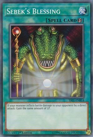 Sebek's Blessing (SS01-ENB14) - Speed Duel Decks: Destiny Masters 1st Edition Speed Duel Decks: Destiny Masters Yugioh Single  Squirtle Squad Card Shop.
