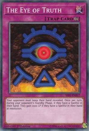 The Eye of Truth (SS01-ENB17) - Speed Duel Decks: Destiny Masters 1st Edition Speed Duel Decks: Destiny Masters Yugioh Single  Squirtle Squad Card Shop.