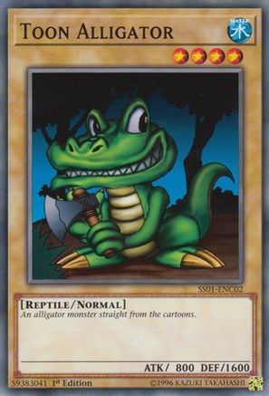 Toon Alligator (SS01-ENC02) - Speed Duel Decks: Destiny Masters 1st Edition Speed Duel Decks: Destiny Masters Yugioh Single  Squirtle Squad Card Shop.