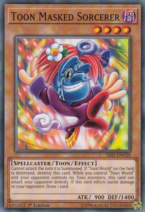 Toon Masked Sorcerer (SS01-ENC05) - Speed Duel Decks: Destiny Masters 1st Edition Speed Duel Decks: Destiny Masters Yugioh Single  Squirtle Squad Card Shop.