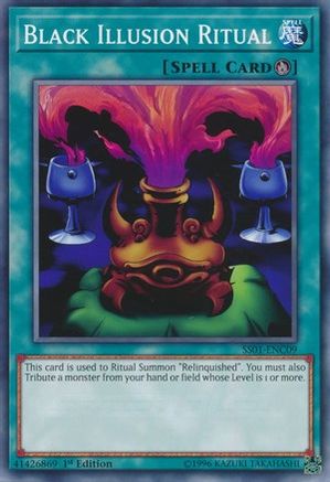 Black Illusion Ritual (SS01-ENC09) - Speed Duel Decks: Destiny Masters 1st Edition Speed Duel Decks: Destiny Masters Yugioh Single  Squirtle Squad Card Shop.