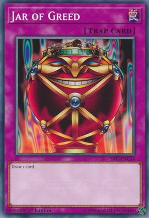 Jar of Greed (SS01-ENC16) - Speed Duel Decks: Destiny Masters 1st Edition Speed Duel Decks: Destiny Masters Yugioh Single  Squirtle Squad Card Shop.