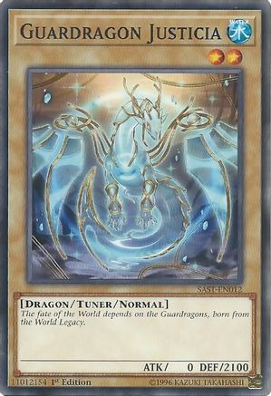Guardragon Justicia (SAST-EN012) - Savage Strike Unlimited Savage Strike Yugioh Single  Squirtle Squad Card Shop.