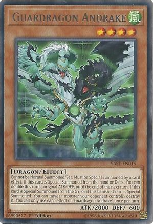 Guardragon Andrake (SAST-EN015) - Savage Strike 1st Edition Savage Strike Yugioh Single  Squirtle Squad Card Shop.